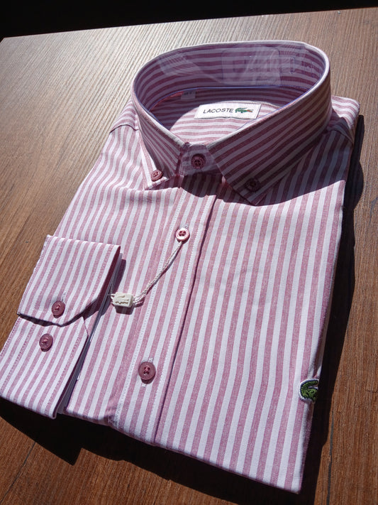Chemise Lacoste à rayures
