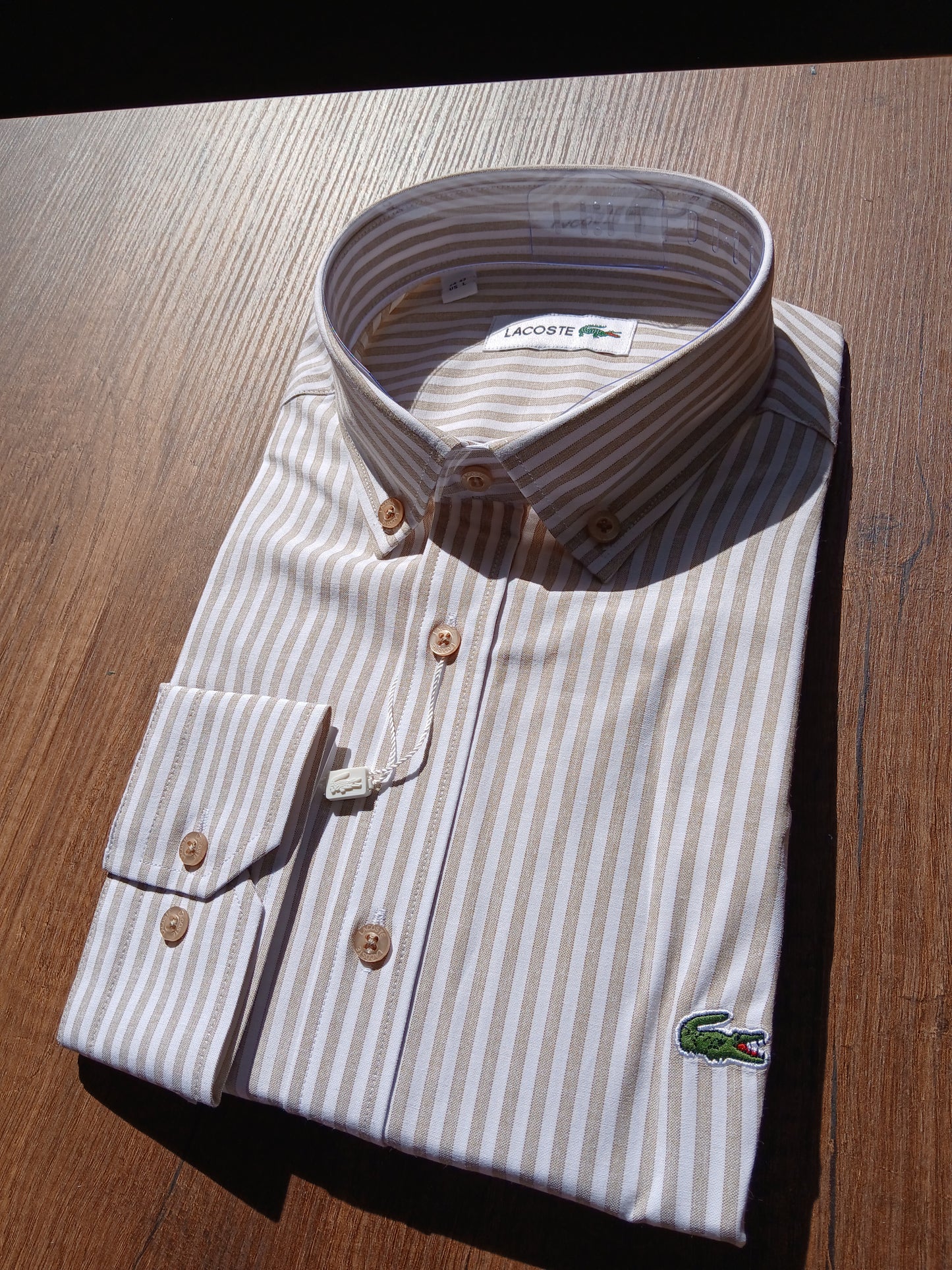 Chemise Lacoste à rayures