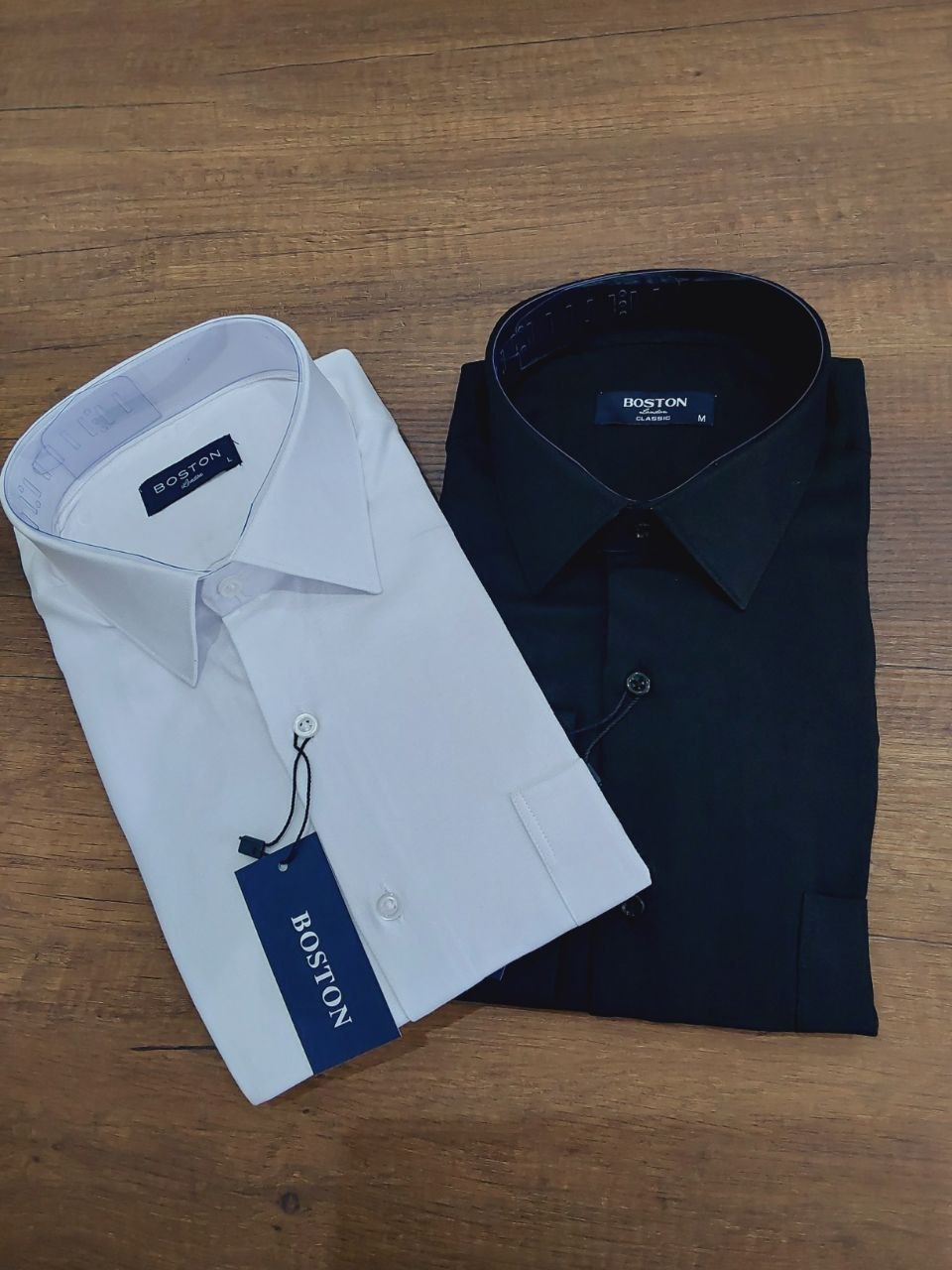 Chemise Boston-Manche longue
